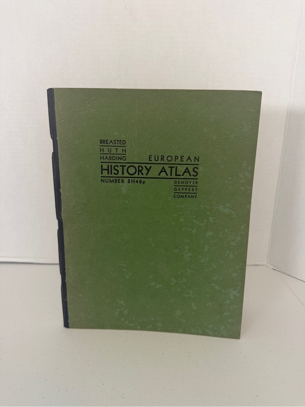 1957 European History Atlas Breasted Huth Harding Denoyer-Geppert BH48p Maps